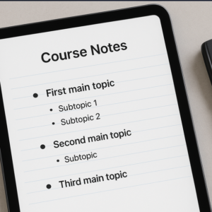 Course Notes